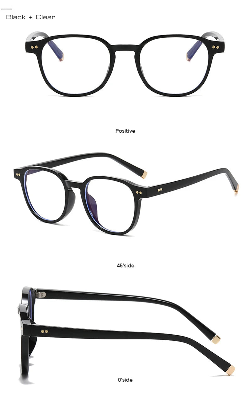 SHAUNA Retro Square Polarized Sunglasses — Fashion Rivet-Decorated Shades for Women & Men, UV400 Driving Sun Glasses