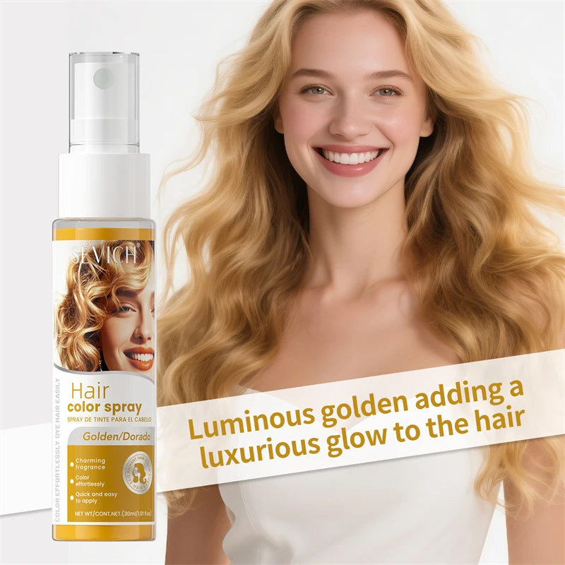 Halloween Hair Color Spray - Washable Temporary Hair Dye for DIY Party Styling, One-Time Color & 8 Shades