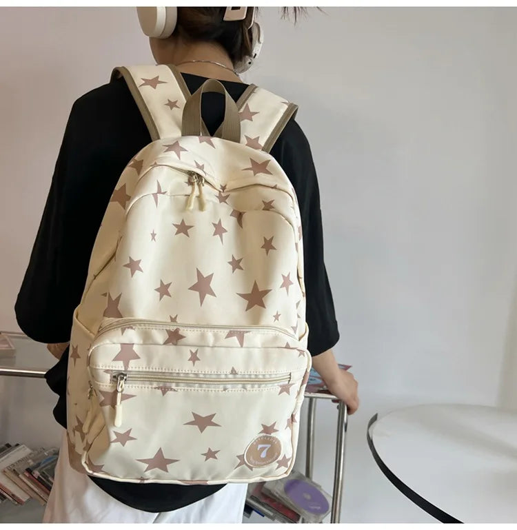 Star Laptop Backpack 17 Inch | Cute Travel & College Bag for Women, Men, Students, Back to School Bookbag