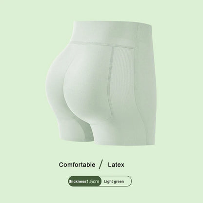 Peach Butt Natural Latex Hip Lifting Pants – Soft Fake Butt Underwear for Enhanced Curves