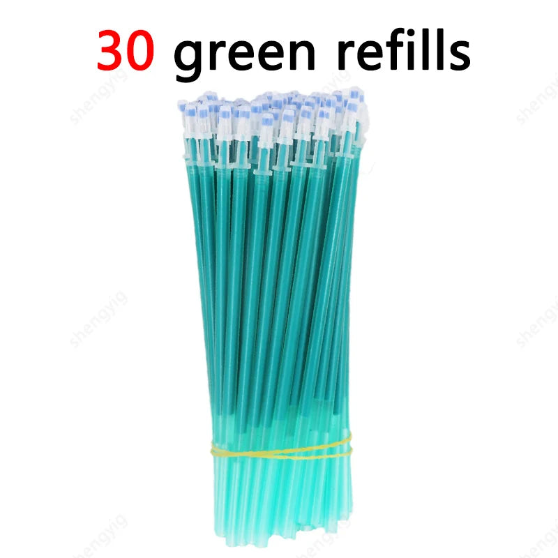 Kawaii Erasable Gel Pens 25-Piece Set - Cute School and Office Writing Pens for Notebooks and Stationery