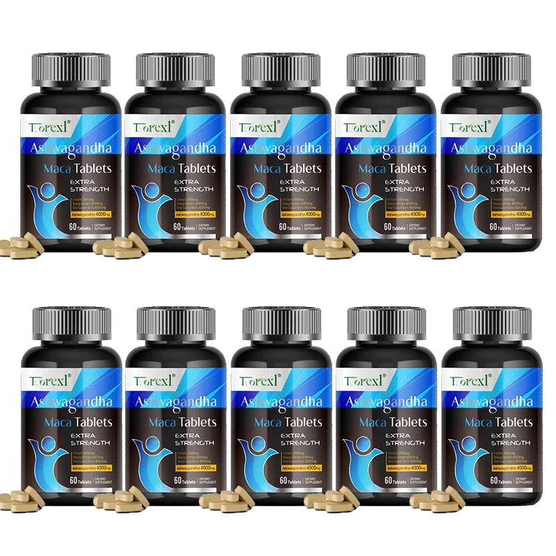 Ashwagandha Performance Support Supplement – Day & Night Formula for Energy, Endurance & Physical Vitality Optimization