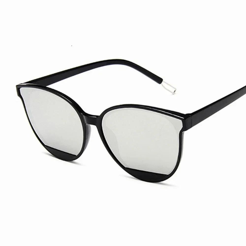 2025 New Arrival Fashion Sunglasses for Women, Vintage Metal Mirror Sun Glasses, UV400 Protection Oculos De Sol Feminino