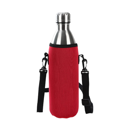 1000ML Neoprene Insulated Bottle Cooler Sleeve - Portable Carrying Case for Camping, Hiking & Sports Water Bottles