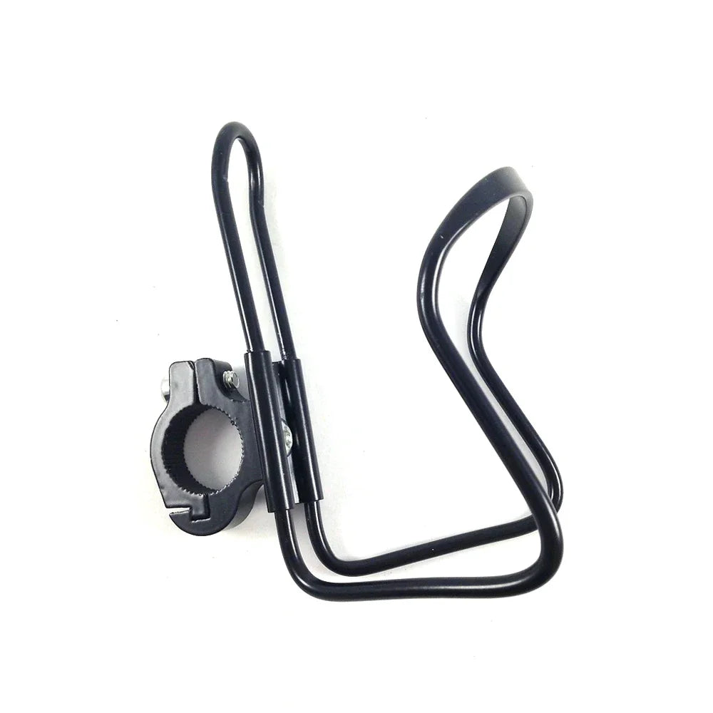 Bike Water Bottle Holder – Aluminum Alloy Handlebar Mount, Cycling Bottle Cage for Mountain Bikes, 1x Bracket