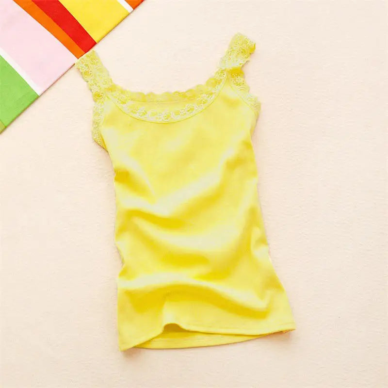 Women's Lace Tank Top - Sleeveless Summer Vest Top for Women, Stylish Casual Innerwear in White & Black