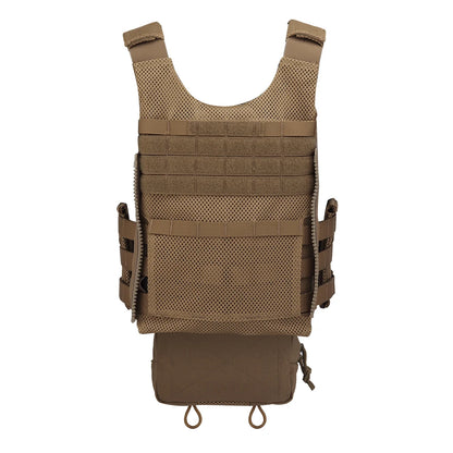 Tactical Vest LV119 Plate Carrier Set – Lightweight OTB Maritime Airsoft Hunting Vest with Underbelly Bag & Triple Mag Pouch
