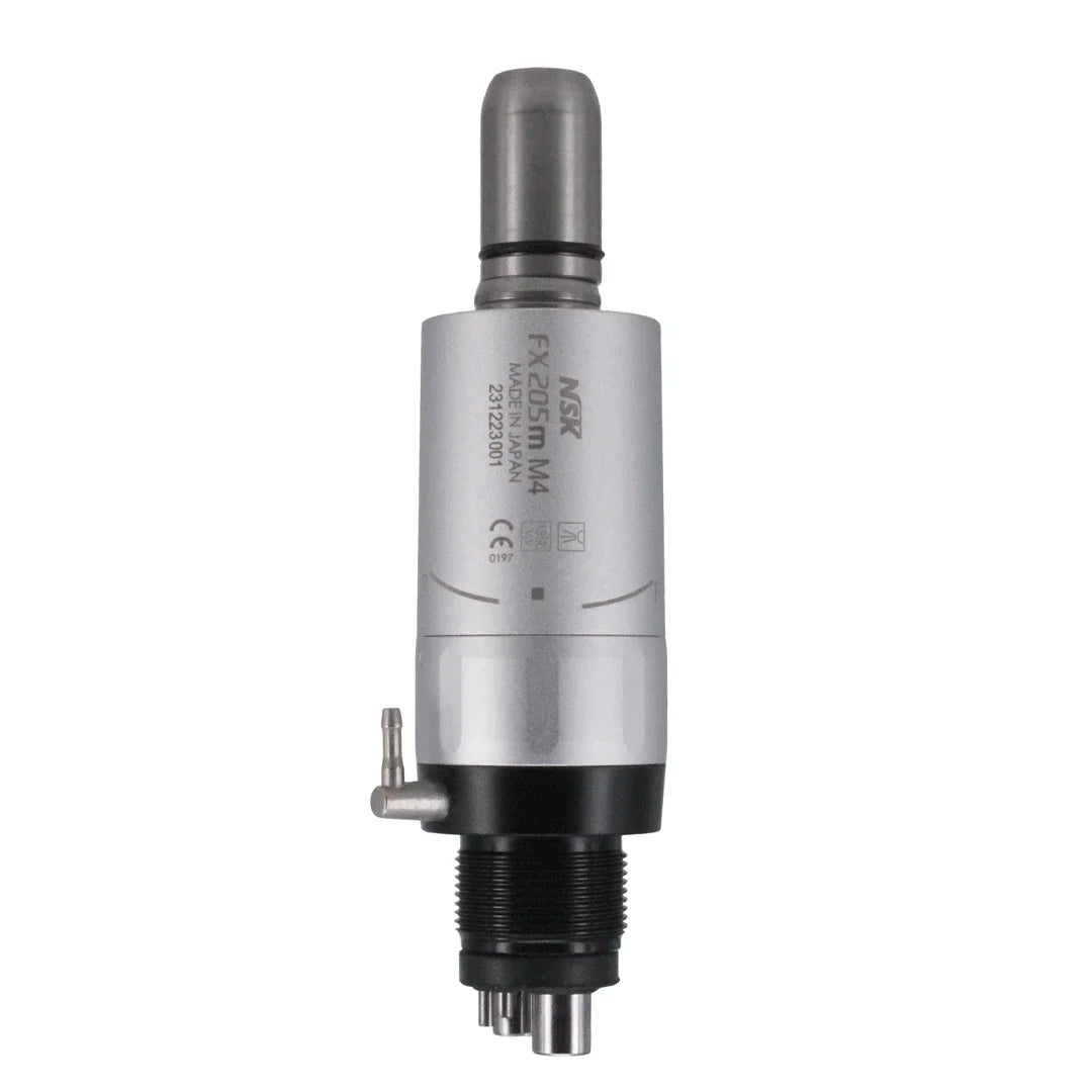 NSK FX25 FX65 1:1 Direct Drive Contra Angle — Low-Speed Dental Handpiece with Mini Head for Polishing