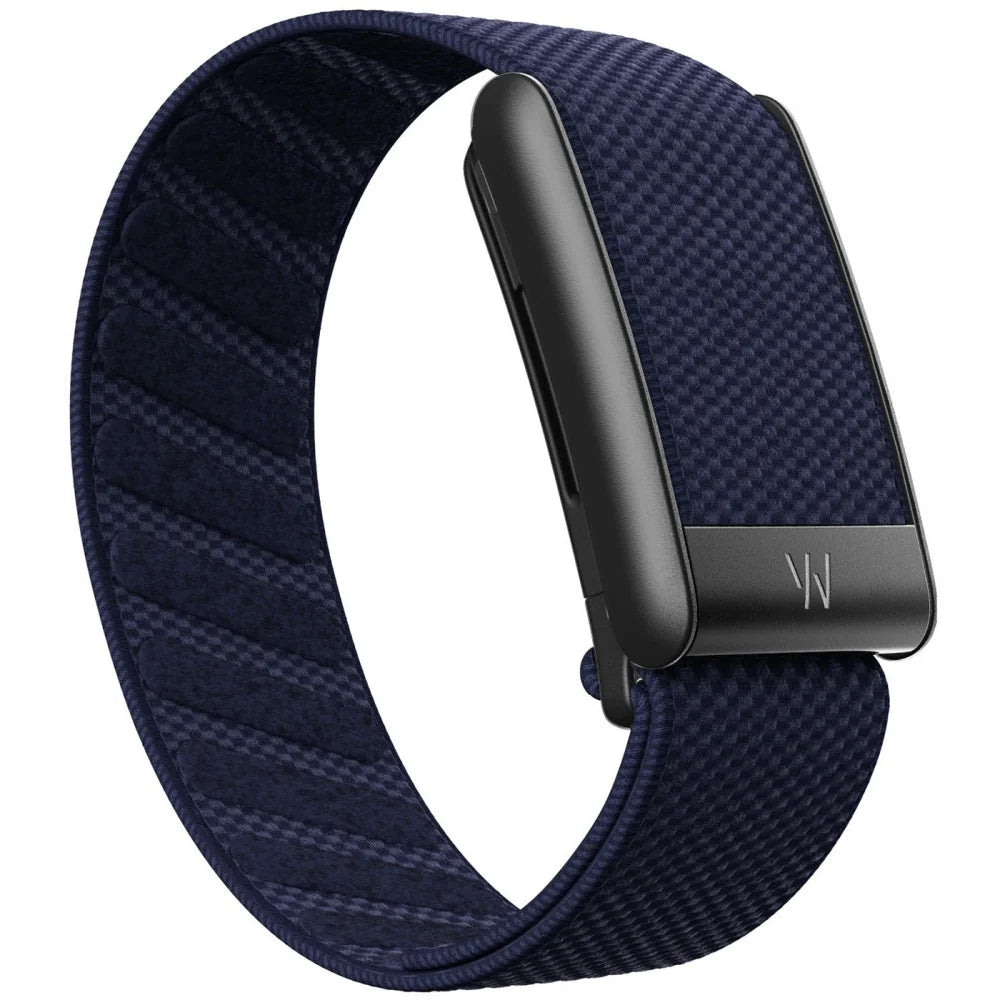Whoop 5.0 Compatible Nylon Wristband - Black, Silver & Gold Woven Elastic Sports Replacement Strap
