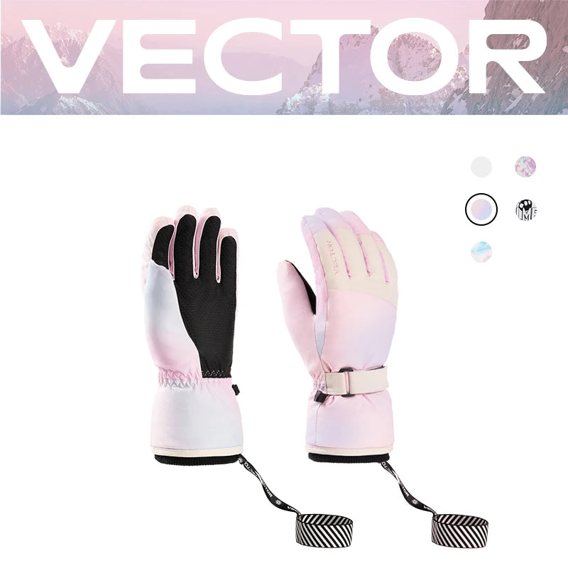 2-in-1 Extra Thick Ski Gloves – Waterproof, Windproof Winter Mittens for Men & Women
