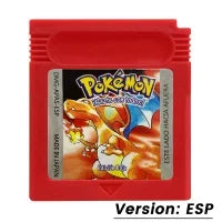 Pokemon GBC Game Cartridge — Red, Blue, Crystal, Gold, Green, Silver, Yellow 16-Bit for GB/SP