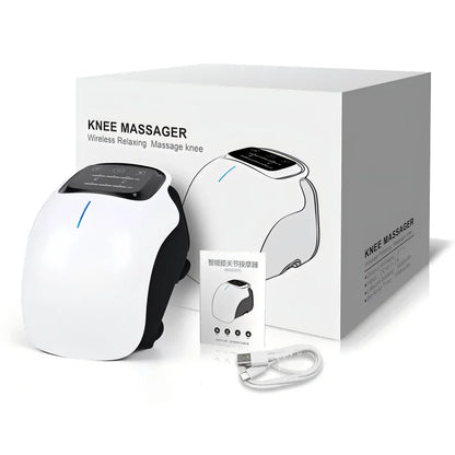 Multifunctional Smart Cordless Knee Massager – Vibration Massage Machine for Joint Relief, Perfect Gift for Grandma & Grandpa