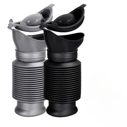 Portable Unisex Urinal Bottle - Leak-Proof Collapsible Emergency Travel Urinal for Men and Women, Ideal for Cars and Outdoor Use