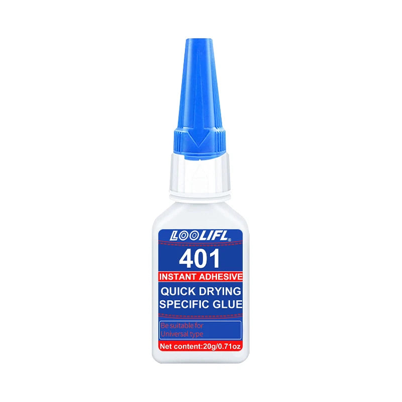 Upgraded 401 Super Cyanoacrylate Glue – Instant 5-Second Drying, Waterproof & Versatile Strong Adhesive