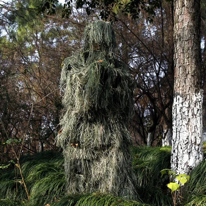 3D Camouflage Ghillie Hunting Suit | 5-Piece Withered Grass Camouflage Set