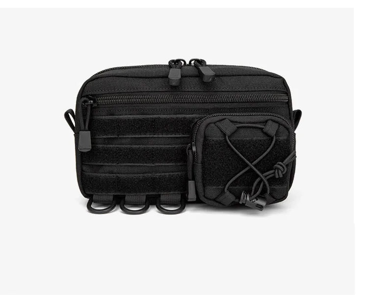 1000D EDC Molle Organizer Pouch – Horizontal Utility Tool Bag, Outdoor Waist Pack for EMT, Hunting & Fanny Pack Use
