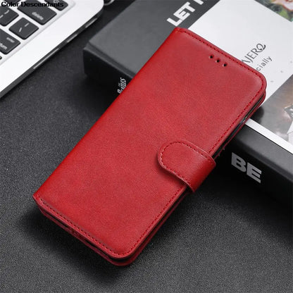 Samsung Galaxy S26–S22–S21–S20 FE–A57–A52–A37–A32–A22–A13–A12 Case - Single Color Flip Protective Phone Cover