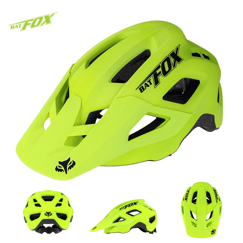 BATFOX Mountain Bike Cycling Helmet for Men – Lightweight MTB Bicycle Safety Helmet for Road & Trail Riding