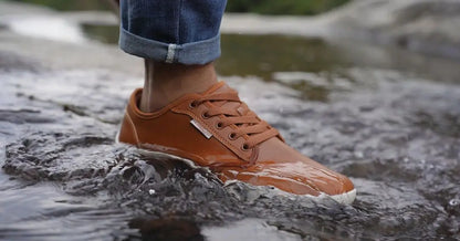HOBIBEAR Unisex Wide Barefoot Shoes – Zero Drop Minimalist Sneakers for Men & Women, Artificial Leather Trail Walking Shoes