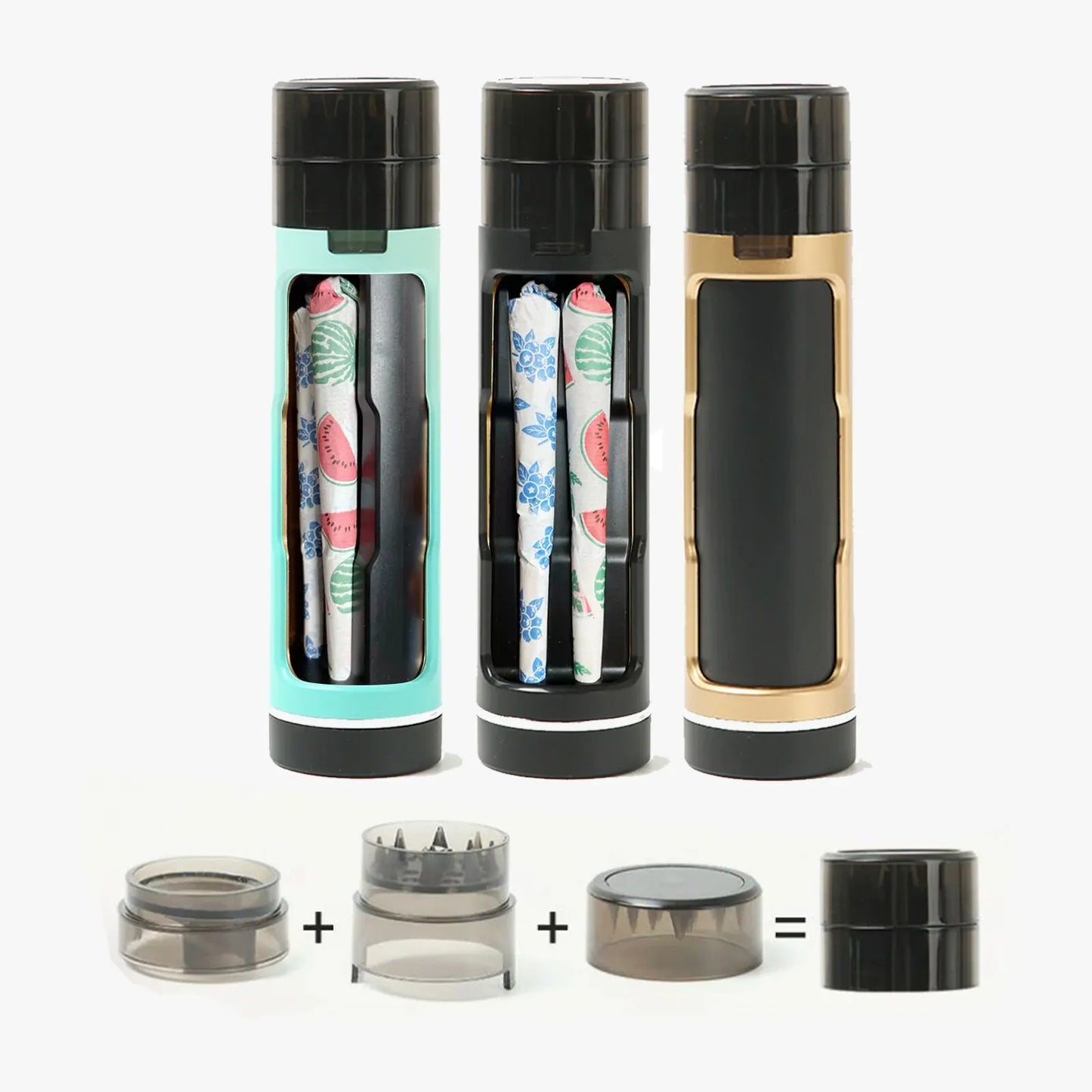 Pre-Rolled Cone Filler & Storage Grinder – Horn Tube Rolling Machine for Cigarette Paper & Tobacco