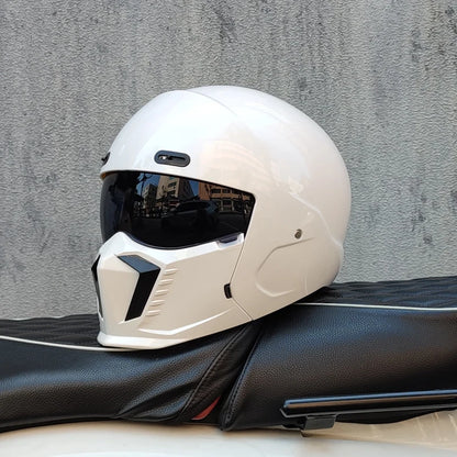 Retro Scorpion Half Motorcycle Helmet – Vintage Locomotive Style Multi-Purpose Moto Helmet (M-XXXL)
