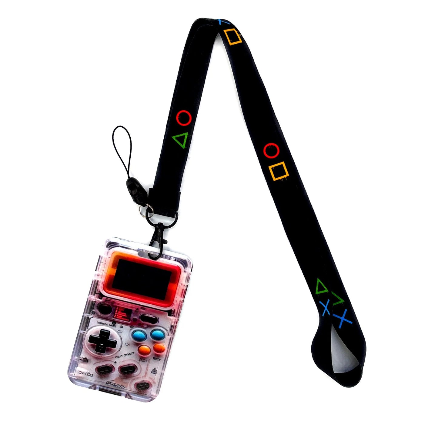 Gamer Card Holder Neck Strap Lanyard – Key, ID & Phone Badge Holder with Cool Hanging Rope