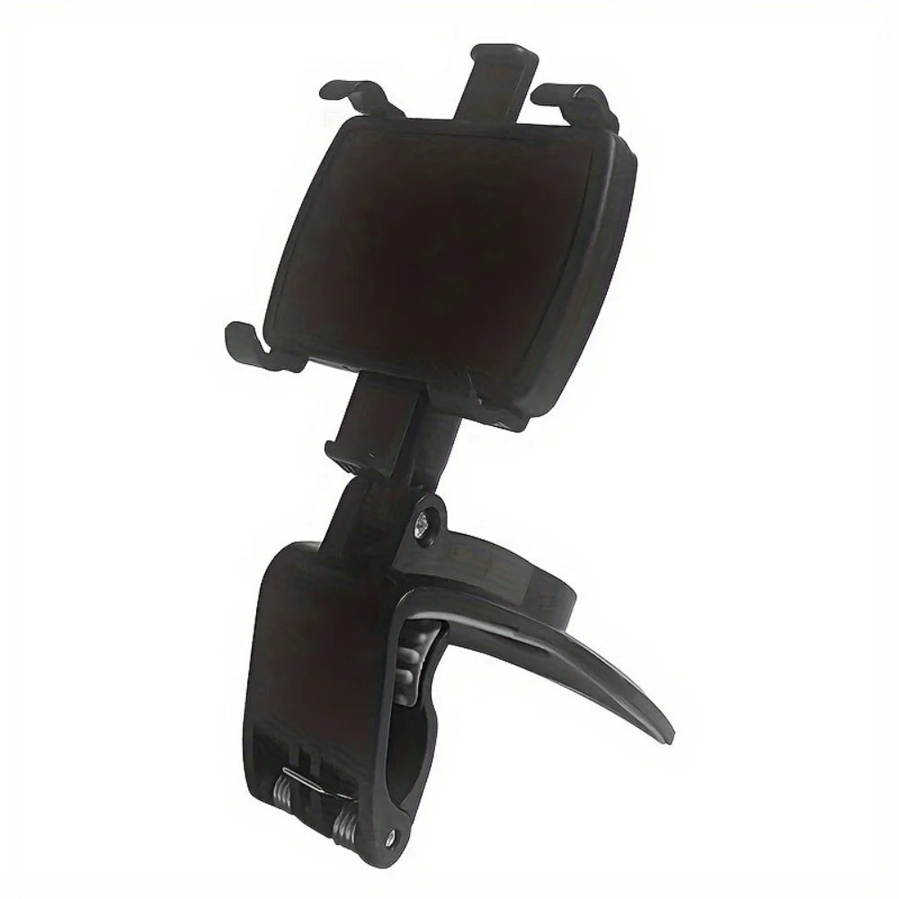Universal Car Phone Holder Stand - 360° Rotating Dashboard GPS Mount Clip for iPhone and Smartphones
