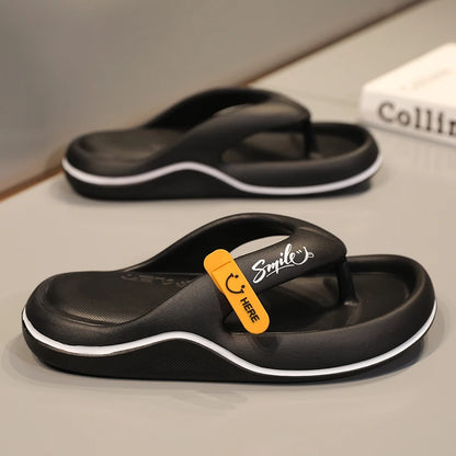 Men's & Women's Flip Flops – Non Slip Thick Sole Slippers, Super Soft Indoor & Outdoor Beach Sandals