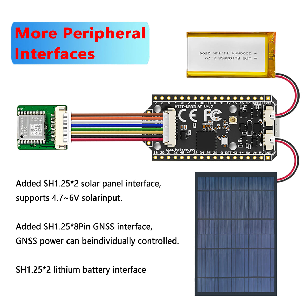 WiFi LoRa 32 V4.3 ESP32-S3 LoRa Node - SX1262 BLE Board with 28dBm Transmission Power, Meshtastic & LoRaWAN Support