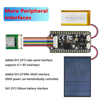 WiFi LoRa 32 V4.3 ESP32-S3 LoRa Node - SX1262 BLE Board with 28dBm Transmission Power, Meshtastic & LoRaWAN Support