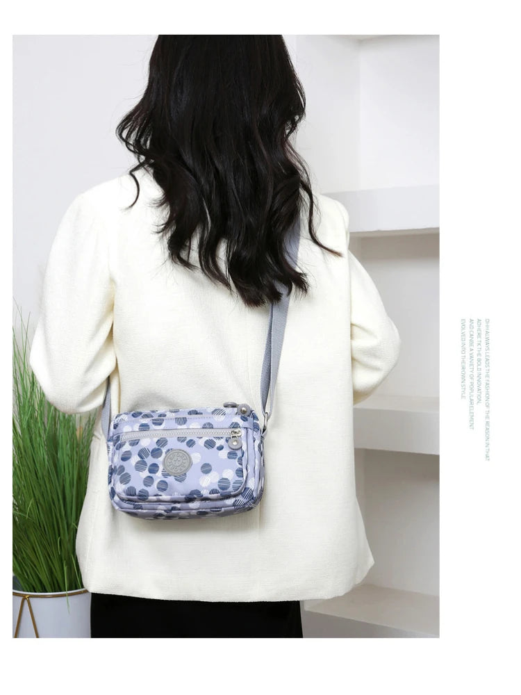 Women’s Nylon Oblique Crossbody Bag – Fashionable Shoulder & Mother Bag