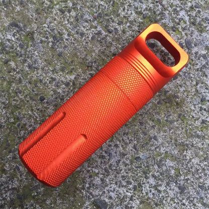 New Aluminum EDC Survival Kit – Waterproof Seal Bottle Capsule, Airtight Pill Case, Outdoor Tools Storage Container