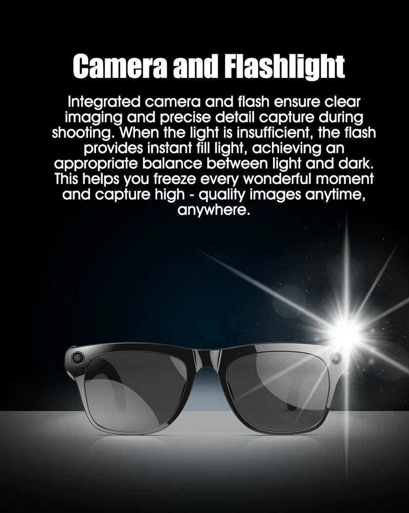 Xiaomi Mijia 6K HD AI Smart Glasses — 100MP Camera, ChatGPT, Bluetooth Call, Voice Assistant, 260mAh Battery