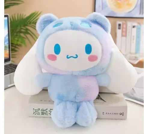25cm Kawaii Sanrio Plush Toy – Kuromi & Jade Dog Stuffed Doll Gift for Kids