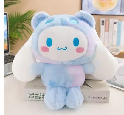 25cm Kawaii Sanrio Plush Toy – Kuromi & Jade Dog Stuffed Doll Gift for Kids