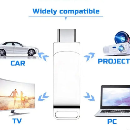 Xiaomi 16TB USB 3.2 Flash Drive — Super High-Speed Metal U Disk, Waterproof Type-C SSD Pen Drive