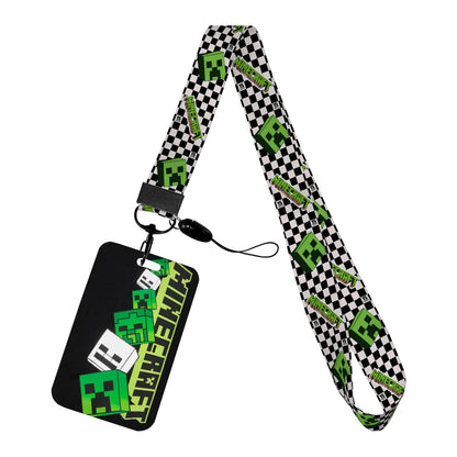 Cartoon Game Name Badge Holder Lanyard – Student ID & Credit Card Strap Gift