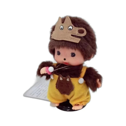 Kawaii Silver Medal Monkey Plush Doll 15cm – Cute Bag Pendant Toy Gift for Kids & Girls