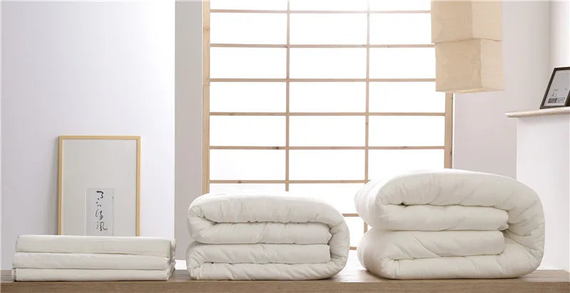 Japan Meiji Nishikawa Pure Cotton Airconditioning Quilt – Cooling Summer Quilt & All-Season Bedding for Spring, Autumn & Winter