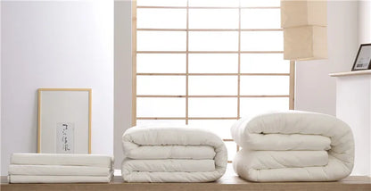 Japan Meiji Nishikawa Pure Cotton Airconditioning Quilt – Cooling Summer Quilt & All-Season Bedding for Spring, Autumn & Winter