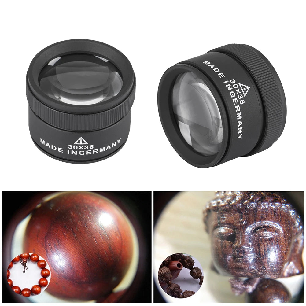 30X Monocular Magnifier – HD K9 Optical Lens Pocket Loupe for Watch & Jewelry Repair