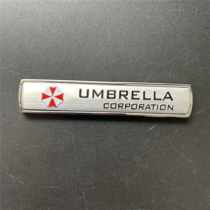 3D Aluminum Car Emblem - Umbrella Corporation Sticker Badge for Auto Styling & Decoration