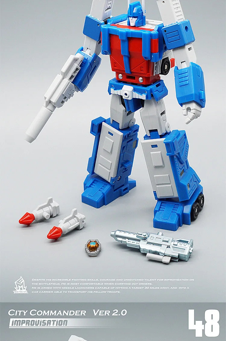 MFT HS-03 Soundwave Action Figure - Mini G1 Transformation Robot Toy With Laserbeak Collectible Gift
