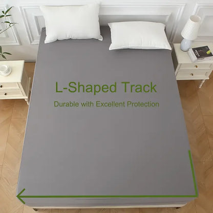 6-Sided Waterproof Mattress Protector - Dustproof Zipper Encasement Soft Comfortable Bed Cover