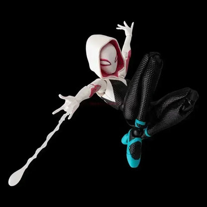 2024 Spider-Man & Gwen Action Figures — Spider-Verse Collection with Miles Morales Sentinel | Anime Toys Christmas Gift