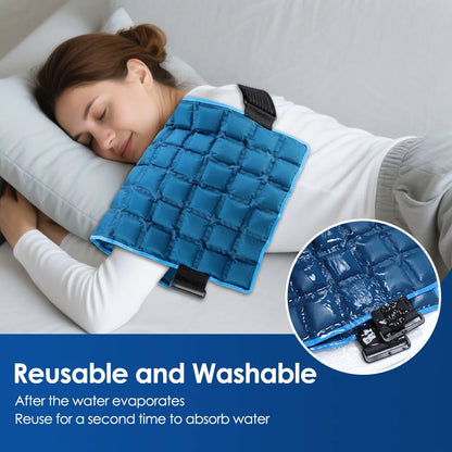 Self-Absorbent Ice Bandage — Reusable Hot & Cold Compress Pad for Arm, Leg, Knee, Ankle & Shoulder