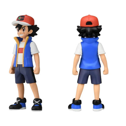 TOMY Pokémon Trainer Anime Figure Collection – Ash Ketchum, Leon, Cynthia & Steven Stone Kids Gift Toy