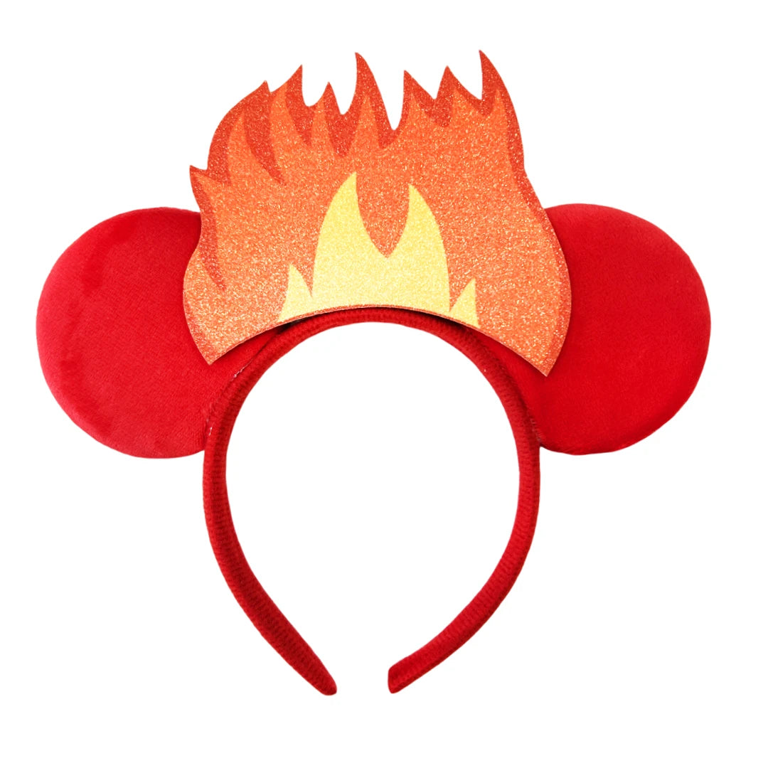 Mickey Mouse Ears Headband with Bow – Sequin Candy Cosplay Costume Party Accessory for Girls & Women, Christmas Gift