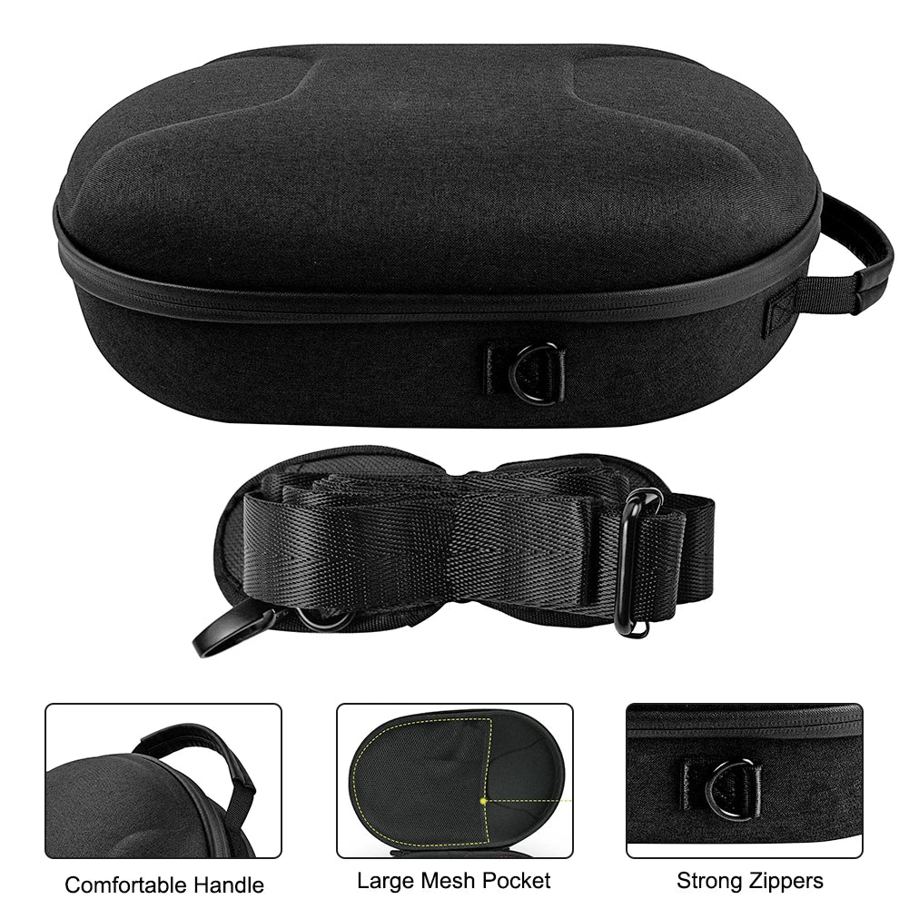 EVA Waterproof Portable Storage Bag for Meta Quest 3 – Shockproof, Anti-Scratch Crossbody with Adjustable Shoulder Strap