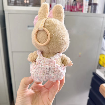 Cute Labubu Doll Outfit Set – Classic Dress for 17cm V2 Mini Dolls, Clothing Accessories for Kids Gift